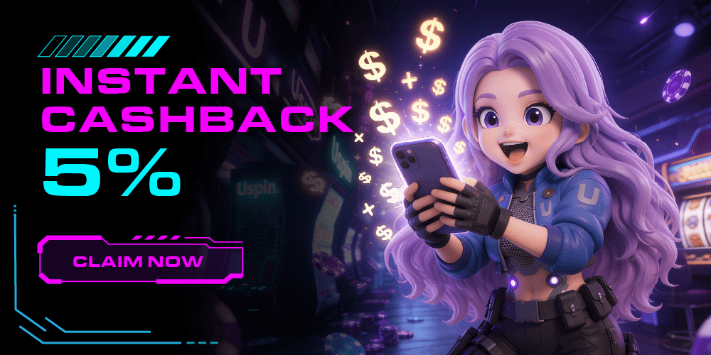 Uuspin Instant Cashback 5%